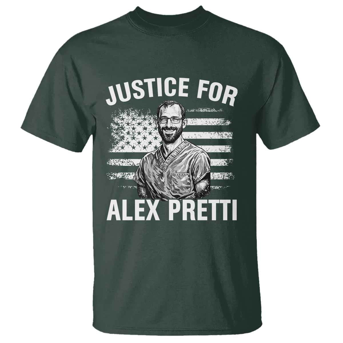 Justices for Alex Pretti T Shirt Resist Abolish ICE Protest