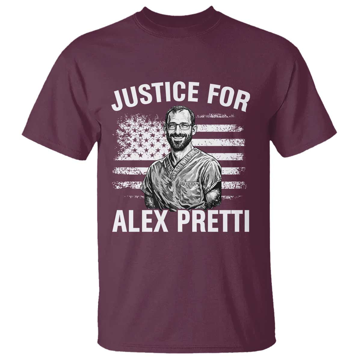 Justices for Alex Pretti T Shirt Resist Abolish ICE Protest