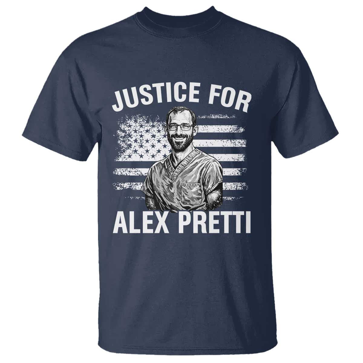Justices for Alex Pretti T Shirt Resist Abolish ICE Protest
