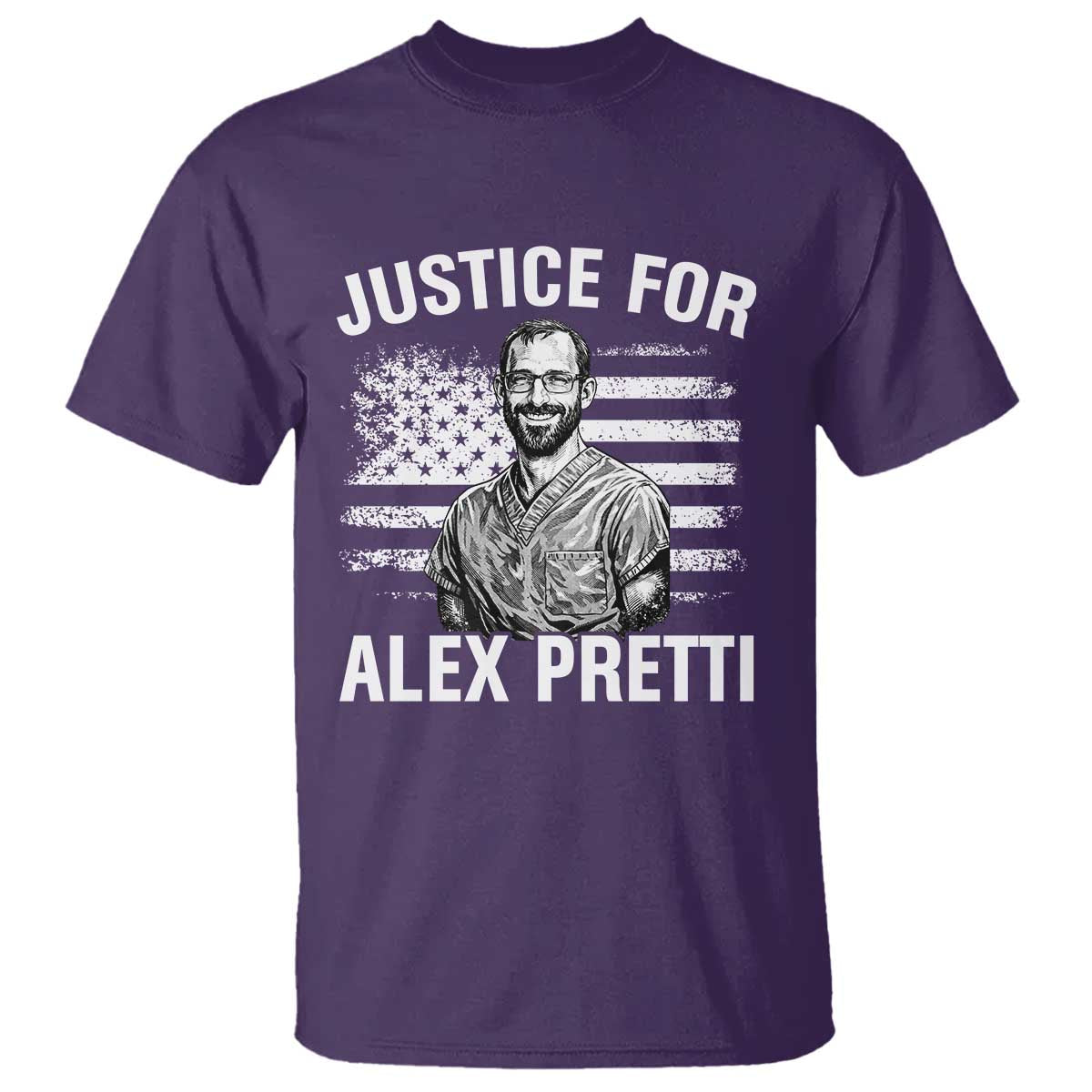 Justices for Alex Pretti T Shirt Resist Abolish ICE Protest