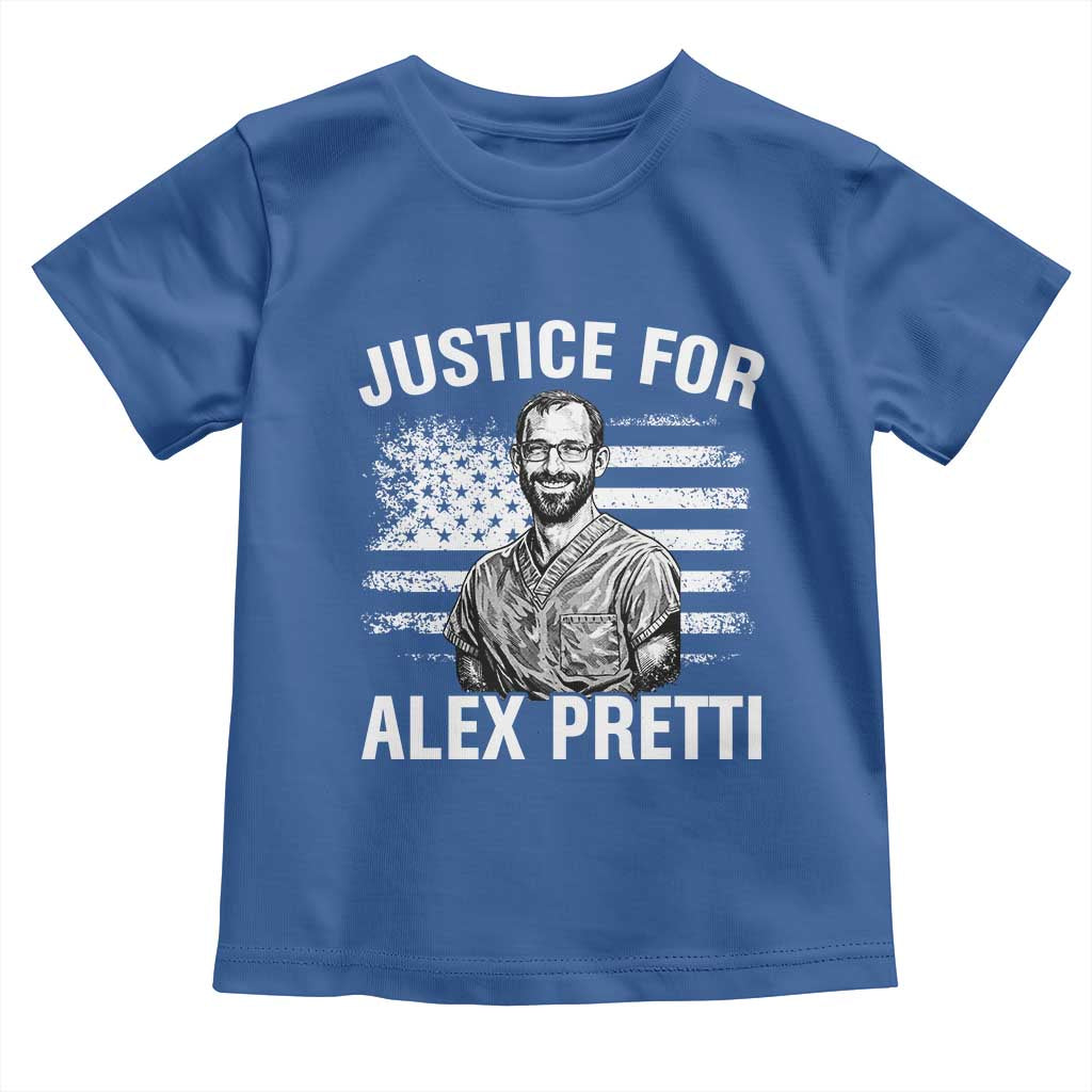 Justices for Alex Pretti Toddler T Shirt Resist Abolish ICE Protest