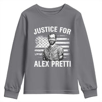 Justices for Alex Pretti Youth Sweatshirt Resist Abolish ICE Protest