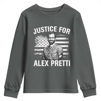 Justices for Alex Pretti Youth Sweatshirt Resist Abolish ICE Protest