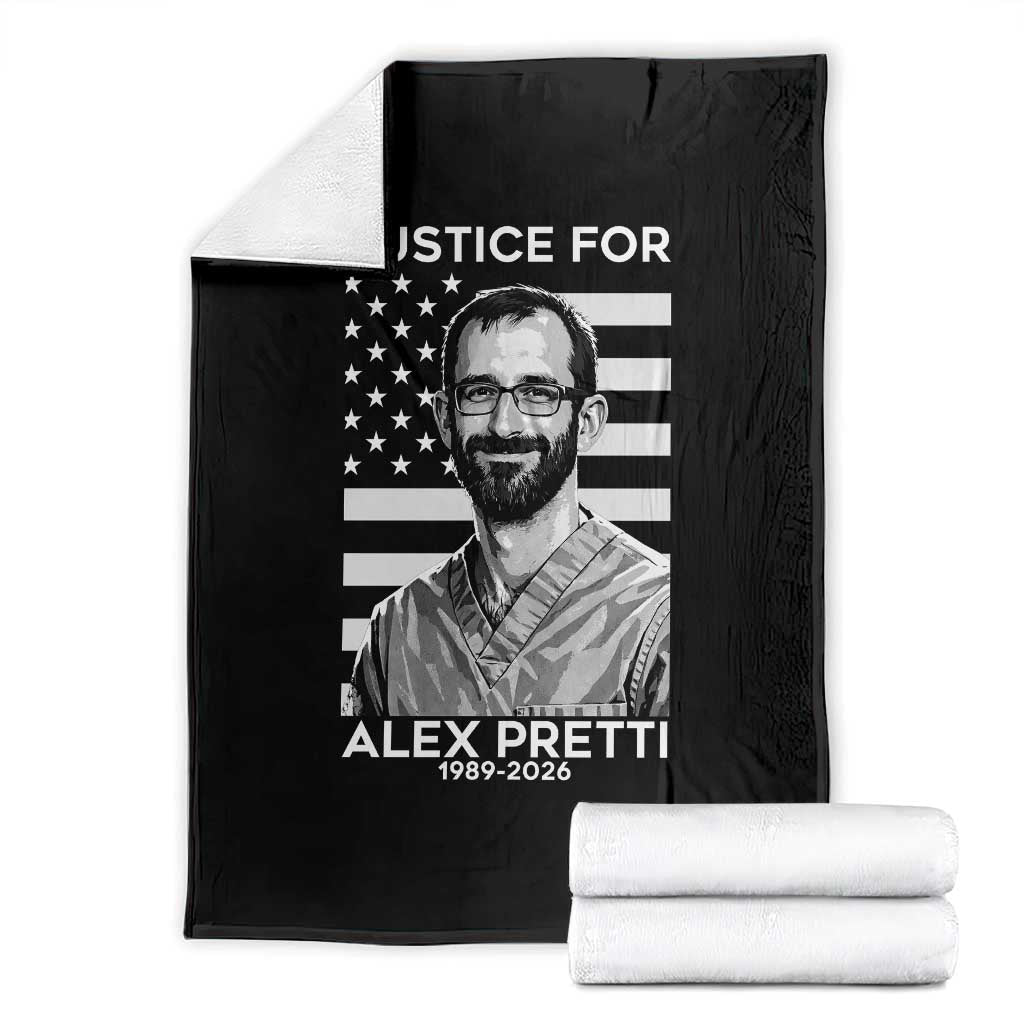 Justices for Alex Pretti Throw Blanket Resist ICE Immigration Deportation Protest Minnesota