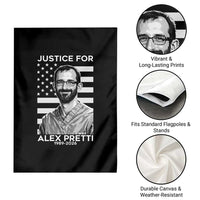 Justices for Alex Pretti Garden Flag Resist ICE Immigration Deportation Protest Minnesota