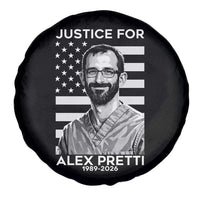 Justices for Alex Pretti Spare Tire Cover Resist ICE Immigration Deportation Protest Minnesota