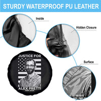 Justices for Alex Pretti Spare Tire Cover Resist ICE Immigration Deportation Protest Minnesota