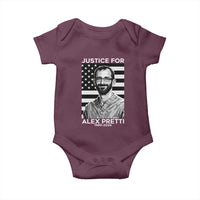 Justices for Alex Pretti Baby Onesie Resist ICE Immigration Deportation Protest Minnesota