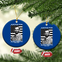 Justices for Alex Pretti Ceramic Ornament Resist ICE Immigration Deportation Protest Minnesota