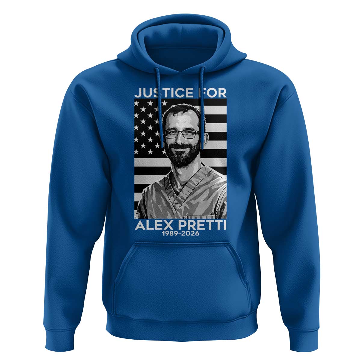 Justices for Alex Pretti Hoodie Resist ICE Immigration Deportation Protest Minnesota