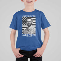Justices for Alex Pretti T Shirt For Kid Resist ICE Immigration Deportation Protest Minnesota