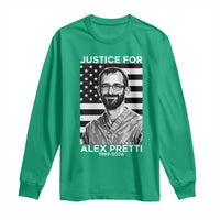 Justices for Alex Pretti Long Sleeve Shirt Resist ICE Immigration Deportation Protest Minnesota