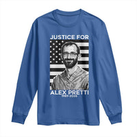 Justices for Alex Pretti Long Sleeve Shirt Resist ICE Immigration Deportation Protest Minnesota