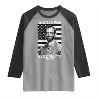 Justices for Alex Pretti Raglan Shirt Resist ICE Immigration Deportation Protest Minnesota
