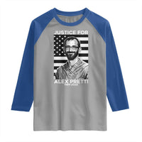 Justices for Alex Pretti Raglan Shirt Resist ICE Immigration Deportation Protest Minnesota