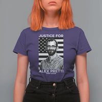 Justices for Alex Pretti T Shirt For Women Resist ICE Immigration Deportation Protest Minnesota