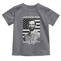 Justices for Alex Pretti Toddler T Shirt Resist ICE Immigration Deportation Protest Minnesota