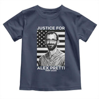 Justices for Alex Pretti Toddler T Shirt Resist ICE Immigration Deportation Protest Minnesota