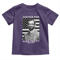 Justices for Alex Pretti Toddler T Shirt Resist ICE Immigration Deportation Protest Minnesota