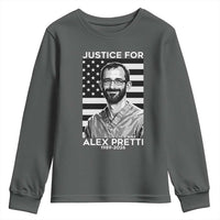 Justices for Alex Pretti Youth Sweatshirt Resist ICE Immigration Deportation Protest Minnesota
