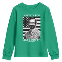 Justices for Alex Pretti Youth Sweatshirt Resist ICE Immigration Deportation Protest Minnesota