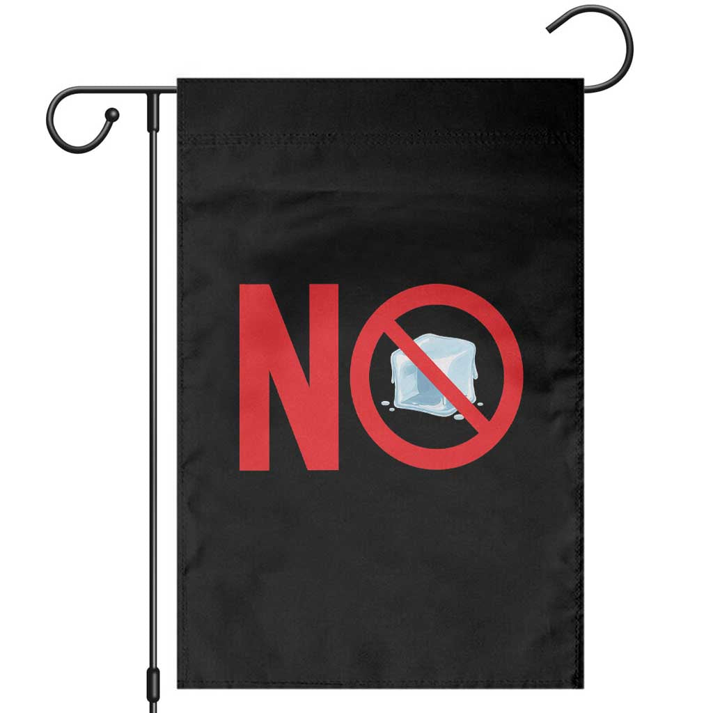 Anti ICE Garden Flag No ICE Protest Symbol Anti Immigration Enforcement
