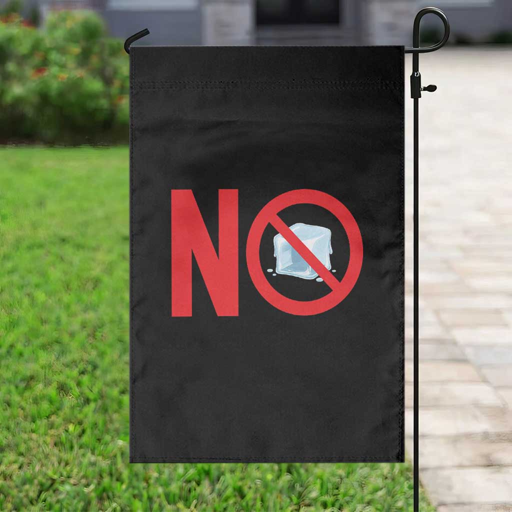 Anti ICE Garden Flag No ICE Protest Symbol Anti Immigration Enforcement