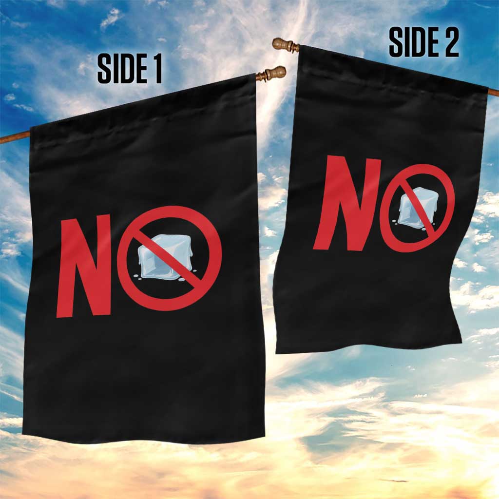 Anti ICE Garden Flag No ICE Protest Symbol Anti Immigration Enforcement