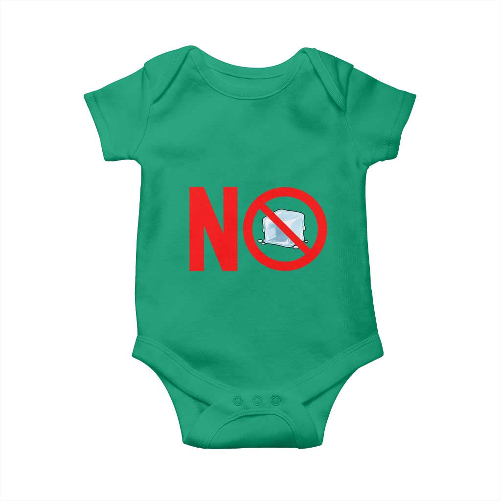 Anti ICE Baby Onesie No ICE Protest Symbol Anti Immigration Enforcement
