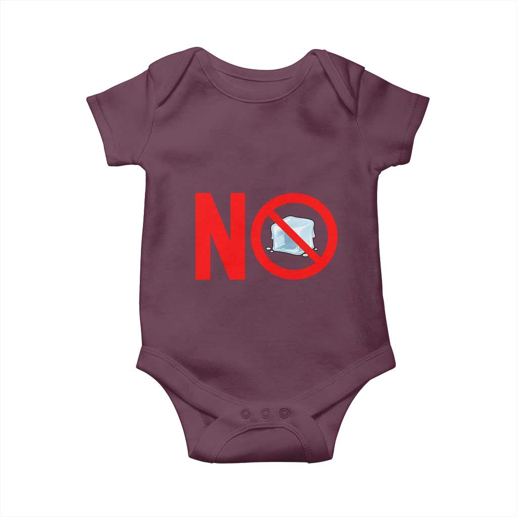 Anti ICE Baby Onesie No ICE Protest Symbol Anti Immigration Enforcement