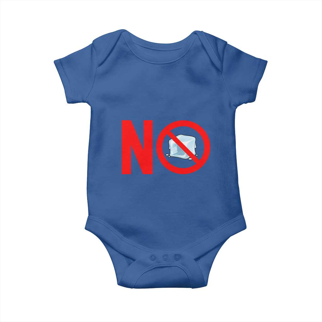 Anti ICE Baby Onesie No ICE Protest Symbol Anti Immigration Enforcement