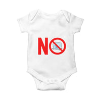 Anti ICE Baby Onesie No ICE Protest Symbol Anti Immigration Enforcement
