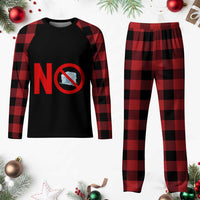 Anti ICE Plaid Pajama Set No ICE Protest Symbol Anti Immigration Enforcement