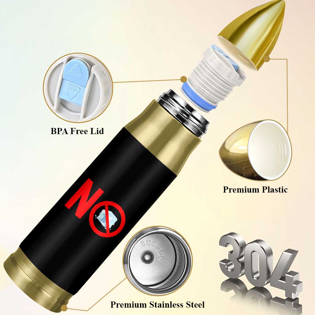 Anti ICE Bullet Tumbler No ICE Protest Symbol Anti Immigration Enforcement