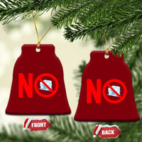Anti ICE Ceramic Ornament No ICE Protest Symbol Anti Immigration Enforcement