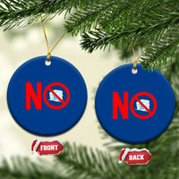 Anti ICE Ceramic Ornament No ICE Protest Symbol Anti Immigration Enforcement