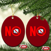 Anti ICE Ceramic Ornament No ICE Protest Symbol Anti Immigration Enforcement