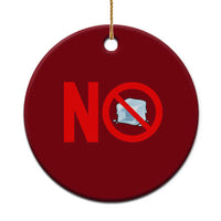 Anti ICE Ceramic Ornament No ICE Protest Symbol Anti Immigration Enforcement