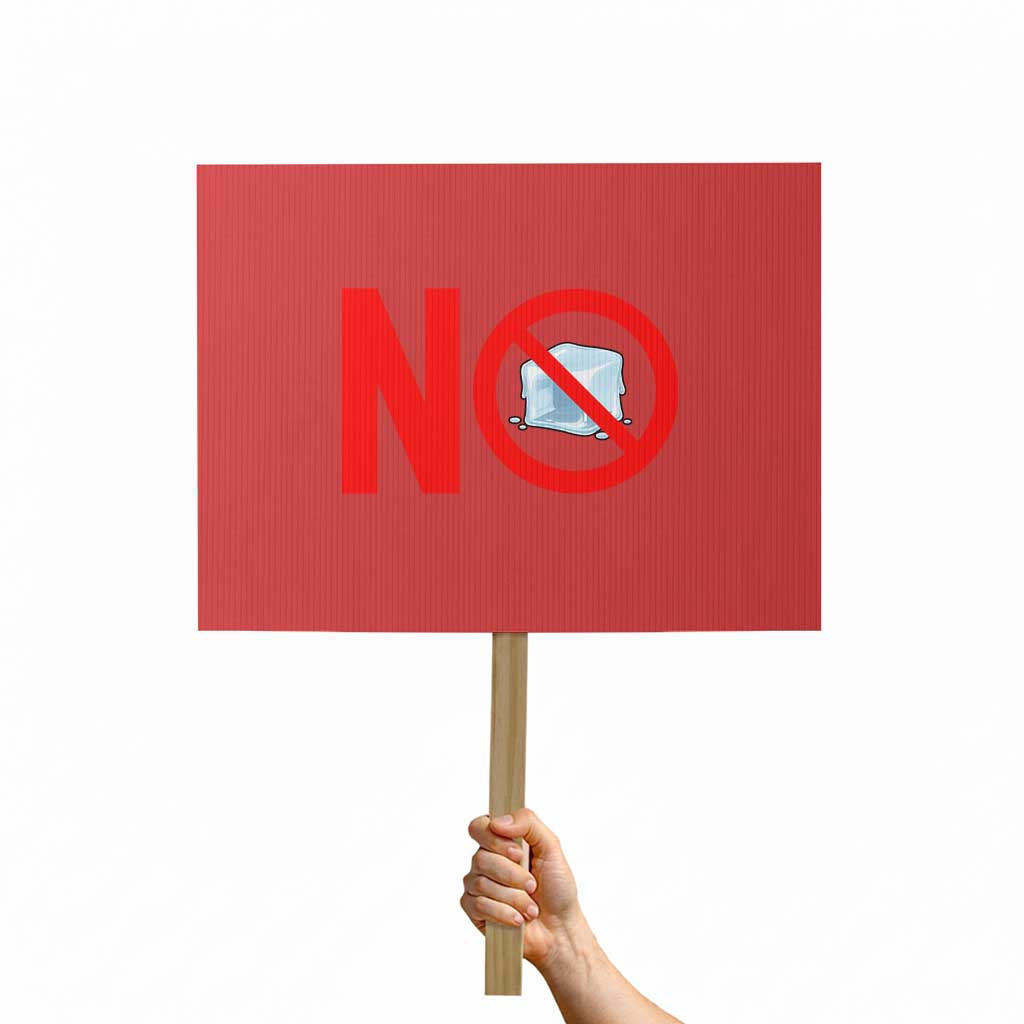 Anti ICE Protest Sign No ICE Protest Symbol Anti Immigration Enforcement