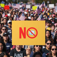 Anti ICE Protest Sign No ICE Protest Symbol Anti Immigration Enforcement