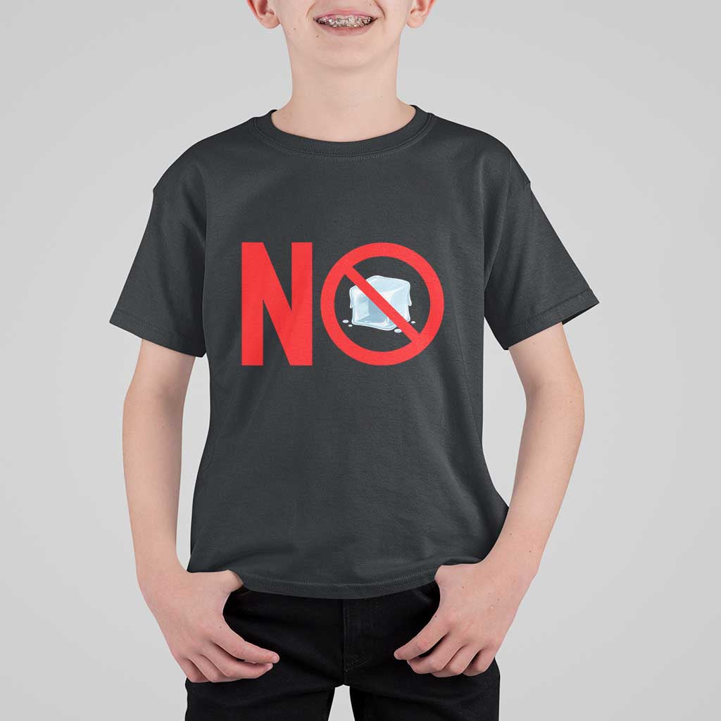 Anti ICE T Shirt For Kid No ICE Protest Symbol Anti Immigration Enforcement
