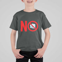 Anti ICE T Shirt For Kid No ICE Protest Symbol Anti Immigration Enforcement