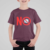 Anti ICE T Shirt For Kid No ICE Protest Symbol Anti Immigration Enforcement