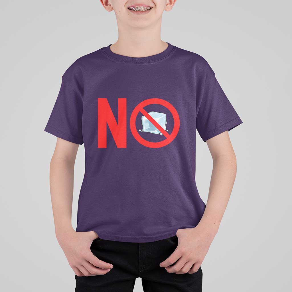 Anti ICE T Shirt For Kid No ICE Protest Symbol Anti Immigration Enforcement