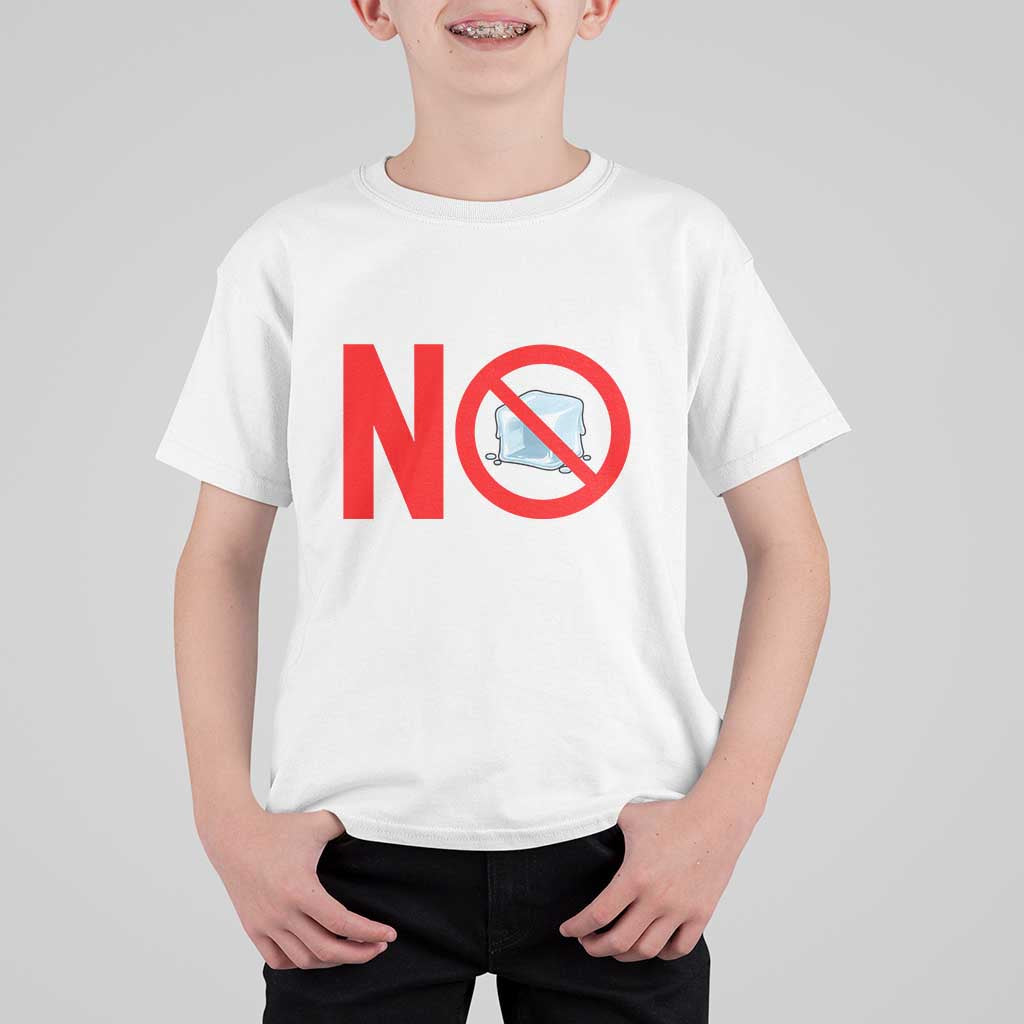 Anti ICE T Shirt For Kid No ICE Protest Symbol Anti Immigration Enforcement