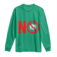Anti ICE Long Sleeve Shirt No ICE Protest Symbol Anti Immigration Enforcement