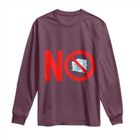 Anti ICE Long Sleeve Shirt No ICE Protest Symbol Anti Immigration Enforcement