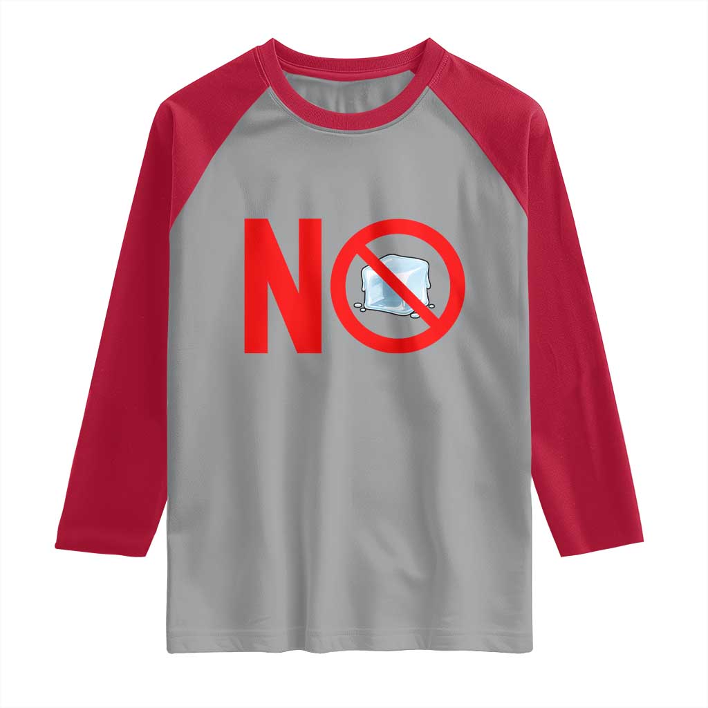 Anti ICE Raglan Shirt No ICE Protest Symbol Anti Immigration Enforcement