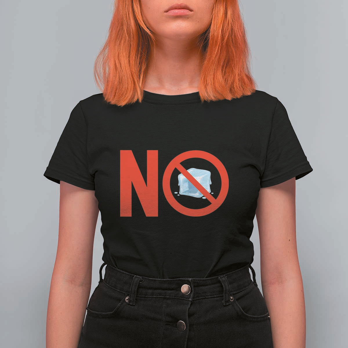 Anti ICE T Shirt For Women No ICE Protest Symbol Anti Immigration Enforcement