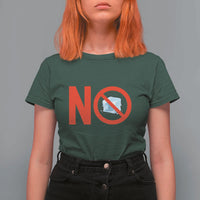 Anti ICE T Shirt For Women No ICE Protest Symbol Anti Immigration Enforcement